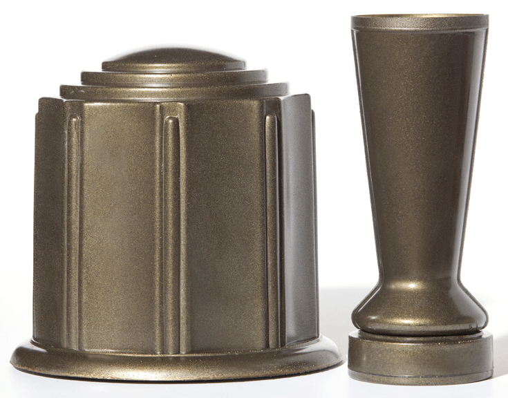 Antiqued Urn & Vase Canister Set