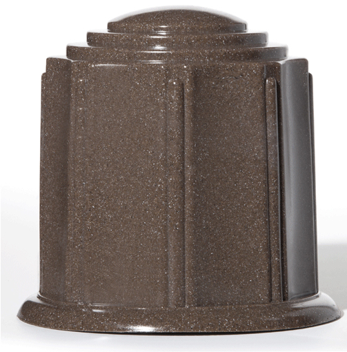 ForeverSafe™ Brown Granite Burial Urn