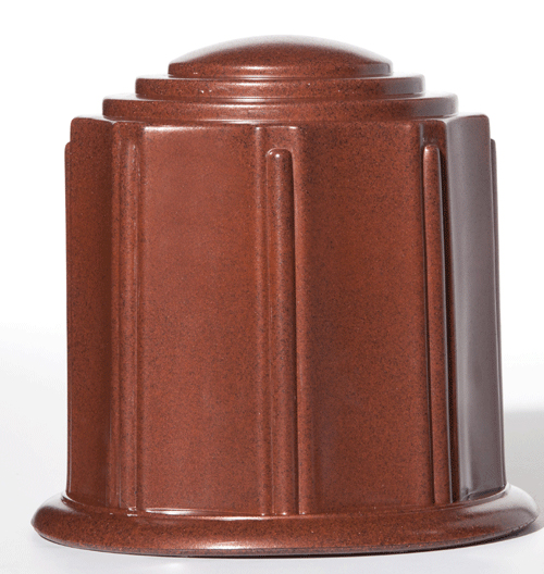 ForeverSafe™ Terra Cotta Granite Burial Urn